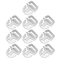 5-50PCS Windproof Awning Fixing Buckle Tent Tarp Anchor Buckle Stainless Steel Anchor Awning Fastener Outdoor Camping Accessory