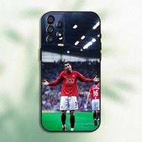 CR7 futbolo žvaigždė R-Ronaldo-ES telefono dėklas, skirtas Samsung Galaxy A20,A21s,A22,A31,A32,A52,A53,A72,73,A80, minkštas juodas dangtelis Samsung a72
