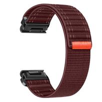 Dirželis Garmin Fenix 8 7 Pro 7S 6X 6 GPS 5Plus Venu 3 Tactix 7 Nailoninis kilpos apyrankė correa Fenix 8 7X 26mm 22mm Quick Fit dirželis QuickFit 22mm vyšnia