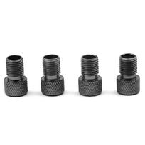 4Pcs Bike Valve Adapter, Convert Presta to Schrader Valve, Bicycle Pump Air Nozzle Tube Tools, Bicycle Accessories juoda