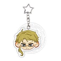 Bungo Stray Dogs Acrylic Keychain Dazai Osamu Edogawa Rampo Nakajima Atsushi Kawaii Exquisite Bag Decoration Keyring Pendant 4-5cm