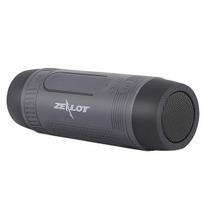 ZEALOT Lauko dviračių sportui atsparus vandeniui TF kortelės belaidis Bluetooth suderinamas garsiakalbis žibintuvėlis pilka