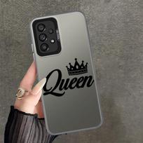 Case for Samsung Galaxy A16 A34 A32 A36 A14 A56 A23 A71 A13 A12 A17 A52 A72 A54 A25 A73 Phone Cover Queens Crown Pattern Galaxy A24 4G