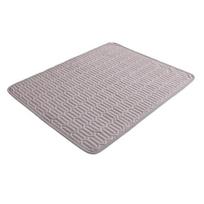 Pet Cooling Mat, Ice Silk Dog Cooling Pad, Washable Portable Dog Bed, Summer Cooling Mat for Small Medium Large Dogs Cats S pilka