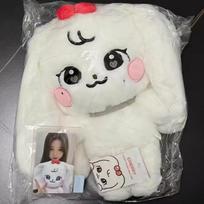 IVE Pop-up parduotuvė Minive pliušinis žaislas Wonyoung Yujin Kpop dovana Wonyoung white