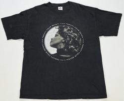 Rare VTG Tina Turner Twenty Four Seven Around The World 1999 Tour T Shirt 90s L 2XL gray
