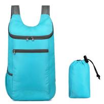 Outdoor Camping Sports Backpack Waterproof/Portable Folding Bag Rucksack,20-35L šviesiai mėlyna spalva
