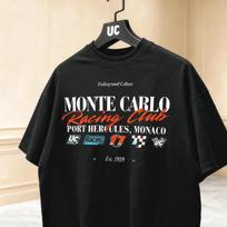 Monte Carlo Racing Club T-Shirt — Premium Classic Fit Tee, Monaco Luxury Streetwear, Motorsport / French Riviera Vibe S
