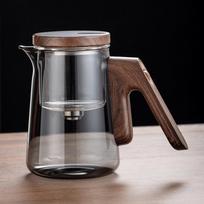 Heat-Resistant Magnetic Glass Tea Infuser Teapot Set