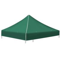 3x3 Meter Folding Tent Canopy - Thick Polyester Fabric, Sun Shade 3x3m žalia