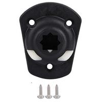 Universal Fit Kayak Drain Plug Mount Durable Plastic Waterproof Seal Hassle-free Install for Canoes Rowboats Boating Enthusiasts Onesize