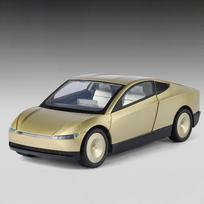 1:24 Cybercab Robotaksi Lieto Metalo Diecast Modelis Automobilis Imitacija Dekoracija Vitrinos Papuošalai Šventinė Dovana Su Berniuku Dovana auksas