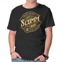 Unisex Crew Neck T-Shirt The Pirate Bar Graphic Short Sleeve Casual Tee XL