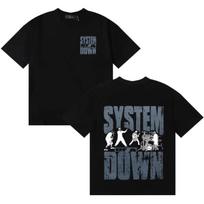 2026 System of A Down Aesthetic Music Loose Cotton Crew Neck Comfort Short Sleeve Unisex Summer Fashion Women And Men T-Shirt M yellow