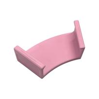 Tennis Racket Hook Wall Mount Holder Durable Plastic Storage Organizer for Sports Equipment Easy Installation Space Saving Design S rožinė