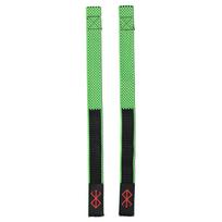 Custom Logo Lifting Wrist Straps for Weightlifting, Bodybuilding, Powerlifting, Strength Training, & Deadlifts žalia
