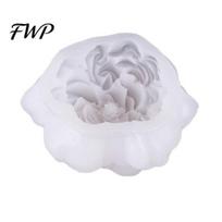 3D Flower Mold Silicone Easy Release DIY Handmade Chocolates Mousse Cake Pudding Candles Soap Kitchen Supplies Decoration balta