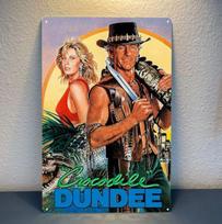 Dundee Movie Metal Poster Tin Sign xcmAluminum 20x30cm（7.8x11.8inch）