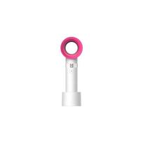 Electric Bladeless Fan Portable Cordless Usb Charging Mini Handheld Fan Handheld Mini Cooler No Leaf Handy Fan-White