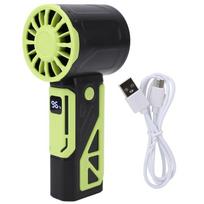 Mini Portable Fan Powerful Handheld Fan USB Rechargeable Personal Small Hand Fan Quiet for Travel Makeup Indoor Outdoor Green