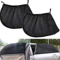 Pare-soleil voiture - 2pcs - Protection UV - Maille extensible - Facile à installer