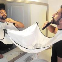 100pcs Beard Apron Beard Bib Shaving Apron Barber Cape Shaving Bib with Suction Cup