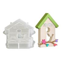 Bird House Silicone Candle Mold Food Grade Silicone Heat Resistant for Making Candle Soap Home Decoration and Resin Art