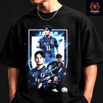 Takefusa Kubo & Ao Tanaka World Cup Japan Football Legends T-Shirt S-3XL S