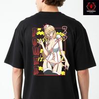 Waifu Kawaii Anime Sexy Girls Front & Back Unisex Premium Graphic T-Shirt 3XL
