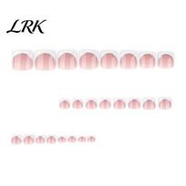 Women Toenails 24Pcs French Tip Nude Press on Toenails, Short Square Glitter Stick-on Fake Nails Nails, Glue False Toe for Date Parties Set 24PCS