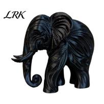 Modern Elephant Ornament 3D Printed Figurine, One-Piece Molding, Cute Simulated Figurine Model, Desktop for Home, Bookshelf Decoration Retro juoda