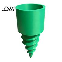 Sand And Soil Cup Stand Beach Holder, Twist Drink for Cans Portable Holder Bottles, Outdoor Stabilizer Camping Picnic Secure žalia