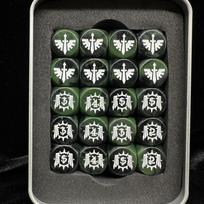 Dark Angel Warhammer Dice Game Peripheral Collectible Toy Iron Box MultiLegion Style 16mm 10pcs