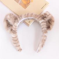 Simulated Cat Tail & Zebra Paw Gloves Set - Plush Doll Toy for Children’s Holidays & Performances One Size