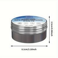 100g Chrome Polishs&Scratch Remover Paste Alloy Aluminum Stainless Steel Reconditioning Agent Metal Restoration Wax, Car Care