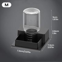 Automatic Reptile Water Feeder Leak-Proof Gravity Dripper No-Spill Waterer For Gecko Snake Lizard, Bearded Dragon, Indoor Tank