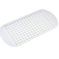 160 tinklelio mini silikoninis ledo padėklas ledo kubeliai sulankstomas ledo formelės ledo laužtuvas Ledo tinklelio padėklas mažas kvadratinis formos ledo gaminimo aparatas, silikoninė forma