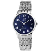 Montre homme - Q&Q - Superior - 40 mm - Acier inoxydable - Verre saphir