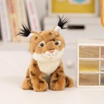 20CM Simulated Lynx Plush Toys Soft Stuffed Animal Doll Cartoon Lynx Doll For Birthday Xmas Gifts 20cm