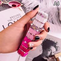 Refillable Rhinestone Fragrance Atomizer Portable Travel Perfume Spray Bottle Empty Cosmetic Container