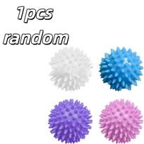 1/2pcs random Hedgehog Plantar Massage Ball – PVC Spiky for Muscle Relaxation, Yoga & Fitness, Colorful