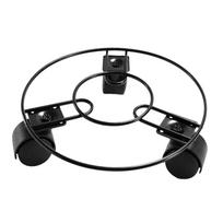 Plant Saucer Rolling Plant Stand with 3 Wheels Plant Tray Roller Accessory Pallet Trolley Multipurpose for Backyard Sturdy