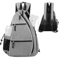 Backpack Adjustable Sling Bag Tennis Racket Bag for Tennis Badminton Adjustable  Backpack šviesiai pilka spalva