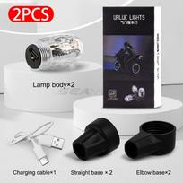 BLALION 2/4PCS Auto Shining Bike Moto Wheel Tire Tyre Light Hub Lamp Air Valve Stem LED Light With Cap Cover Car Styling Light
