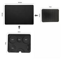 JUSTINLAU Three-in-One Silicone Coffee Machine Pad Anti-Slip Coffee Maker Mat Drain Mat Removable Coffee Tools Storage Mat juoda