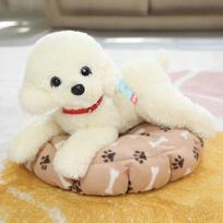 35/55cm Real Life Teddy Dog Poodle Plush Toys Suffed Animal Doll For Christmas Birthday Gift about 35cm balta