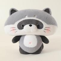 35cm Cartoon Fairy Tale Animal Plush Doll Squirrel,Raccoon,Calico Cat,Shiba Inu Dog,Red Panda Plush Toy Child Birthday Gift 35x38cm