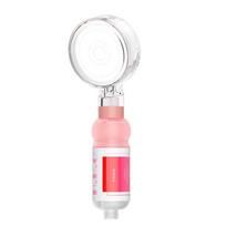 Rose Shower Head Water Filter Mixed with Vitamin C Dechlorination Shower Scented Anti-scaling Filter Impurities ryškiai rožinė