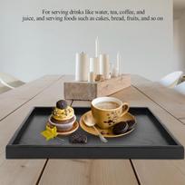 5 Sizes Rectangle Wood Green Tea Board Puer Tea Trays Storage Cup Plate Kung Fu Tea Serving Tray Accessories 22x12x2cm