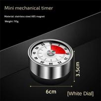 New Stainless Steel Visual Timer Mechanical Kitchen Timer 60-Minutes Alarm Cooking Timer With Loud Alarm Magnetic Clock Timer balta